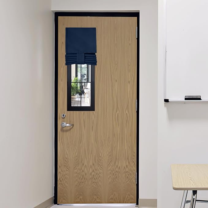 RYB HOME Classroom Door Window Cover, Room Darkening Block Views, Office Door by RYBHOME