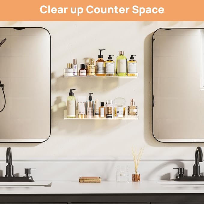 upsimples 2 Pcs 15" Acrylic Shelves - Image 4