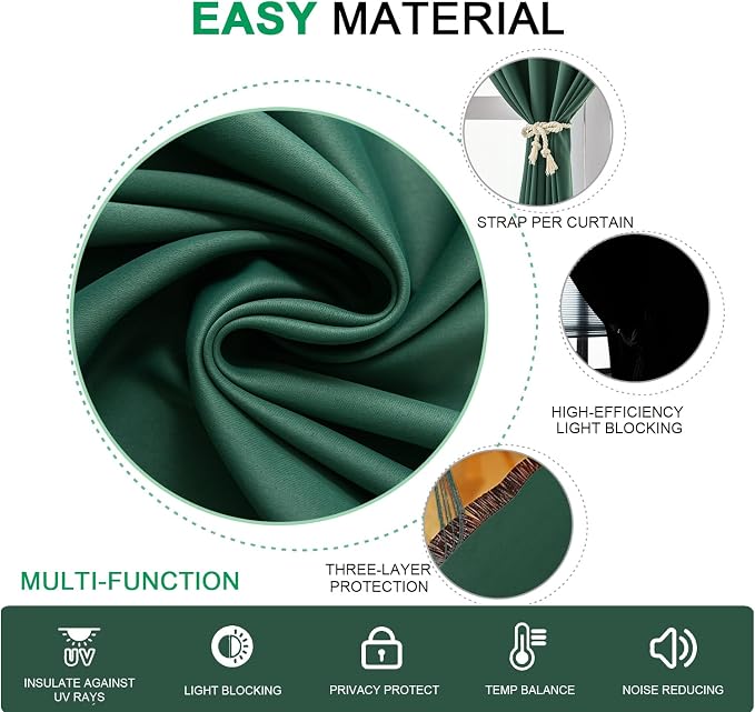 Self Adhesive Curtains, No Drilling Rodless Design - Image 5