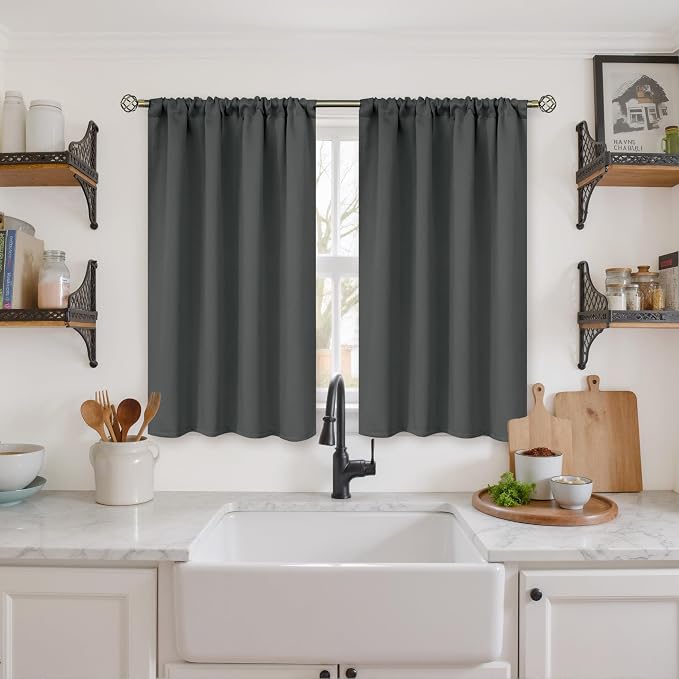 BGment Blackout Curtains 40 Inches Long by BGment