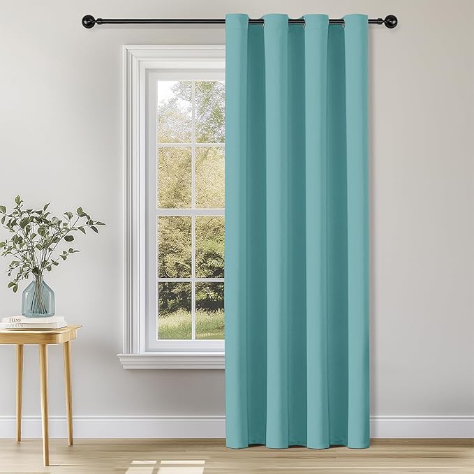 ChrisDowa Blackout Curtains Door Curtain Doorway Closet Drapes, 1 Panel | 52W x by ChrisDowa