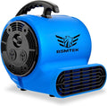 BSMTEK Air Mover Blower Fan, Industrial 1/3HP 1200CFM Monster Floor Blower Carpet Dryers - 3 Speeds Switch, 4 Adjustable Angles, 10FT Long Cord, Stackable - 2026 Upgraded