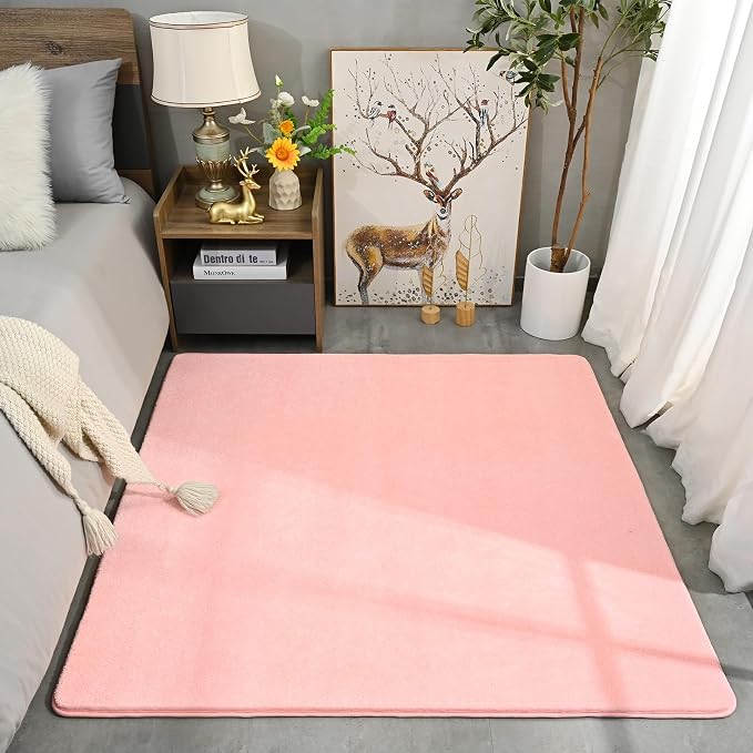 4x4 Square Area Rugs for Bedroom Living Room, Modern Non Slip Minimalist Carpet - Image 7