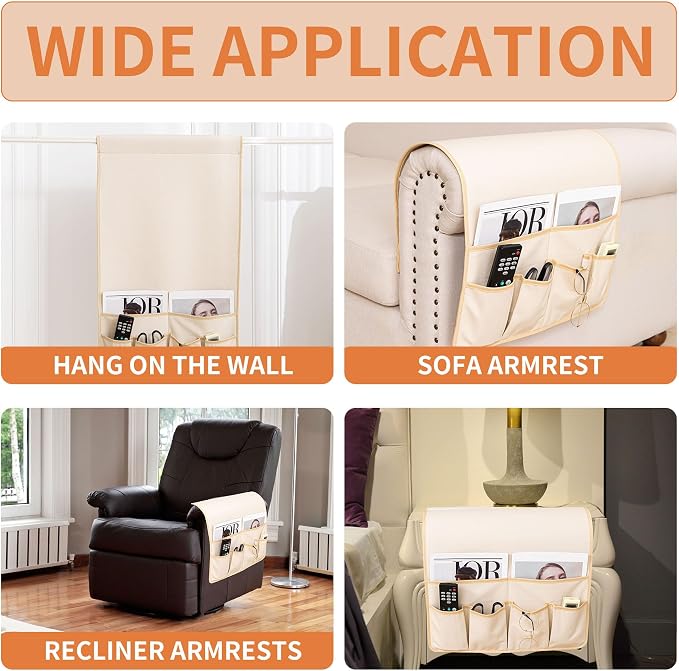 HAOMAIJIA Sofa Armrest Organizer, Remote Control Holder - Image 5