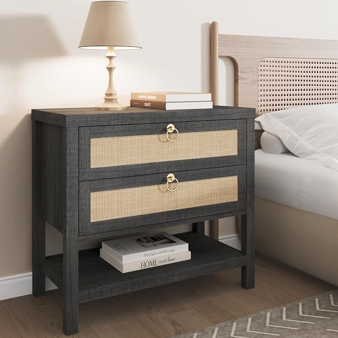 Eclatara Large Rattan Night Stand - Image 7
