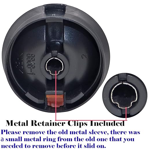 Tacoma HVAC Heater Control Knob Compatible with 2005-2011 Toyota Tacoma Dials Blower Temperature Air Flow Control Switch Knob 65551820A 758695
