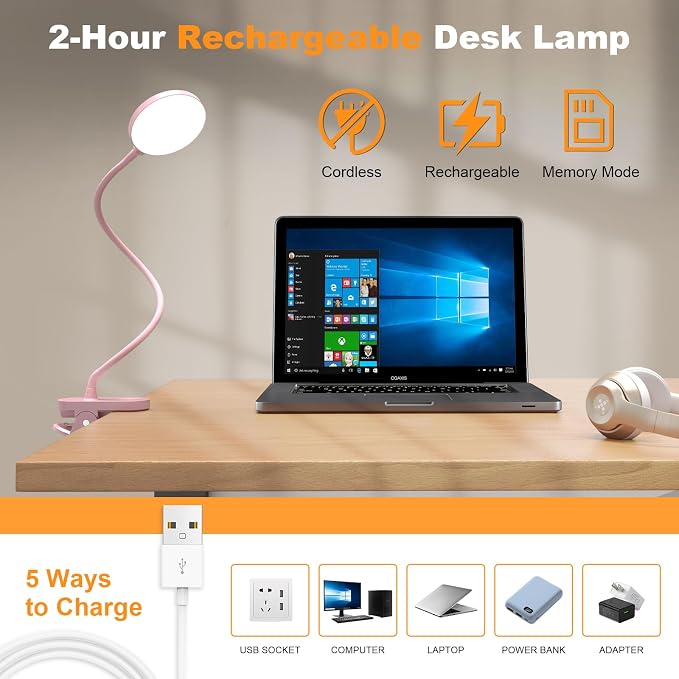 Rechargeable LED Desk Lamp - Image 4