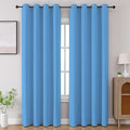 CUCRAF Blackout Curtains 84 inch Length 2 Panels Set, Room Darkening Drapes by CUCRAF