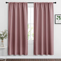 RYB HOME Blackout Curtains for Bedroom Living Room Nursery 72 inches Long | by RYBHOME