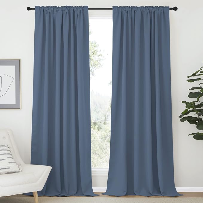 NICETOWN Extra Long and Wide Blackout Curtains - Image 2