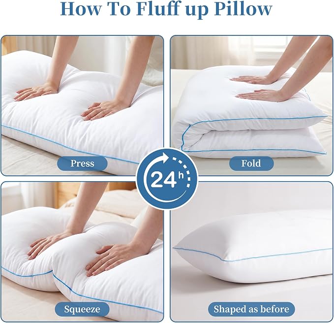 YZ HOME Full Body Pillow Insert -Large Long Bed Pillow - Image 7