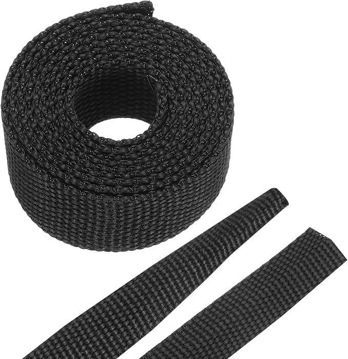 MECCANIXITY Braided Cable Sleeves Heat Shrinkable Fabric Sleeving, 1/2" 3ft Black 2:1 Ratio Heat Shrinkable Cord Protector for Harness Cable, Network Cable Protection, Cable Management