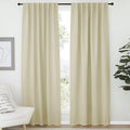 NICETOWN Living Room Room Darkening Curtains, Soft and Smooth Fabric Draperies by NICETOWN
