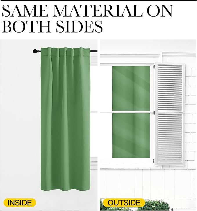 NICETOWN Bedroom Blackout Curtain Panels - Image 6