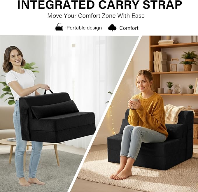 Convertible Folding Sofa Bed Single Size - Image 7