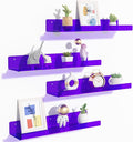 upsimples 4 Pcs 15" Acrylic Shelves by upsimples