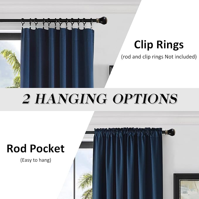 96 Inches Long Floor Length Curtains - Image 2