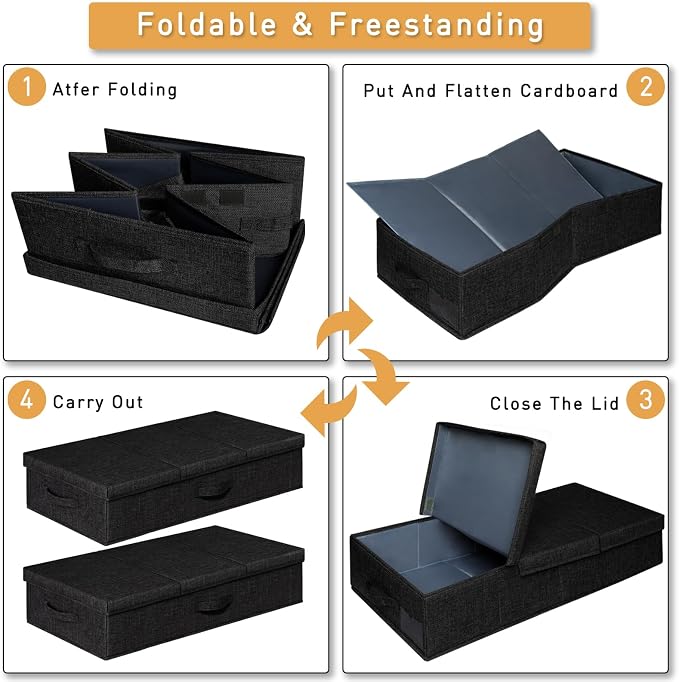 punemi 6 in Tall Under Bed Storage Containers - Image 4