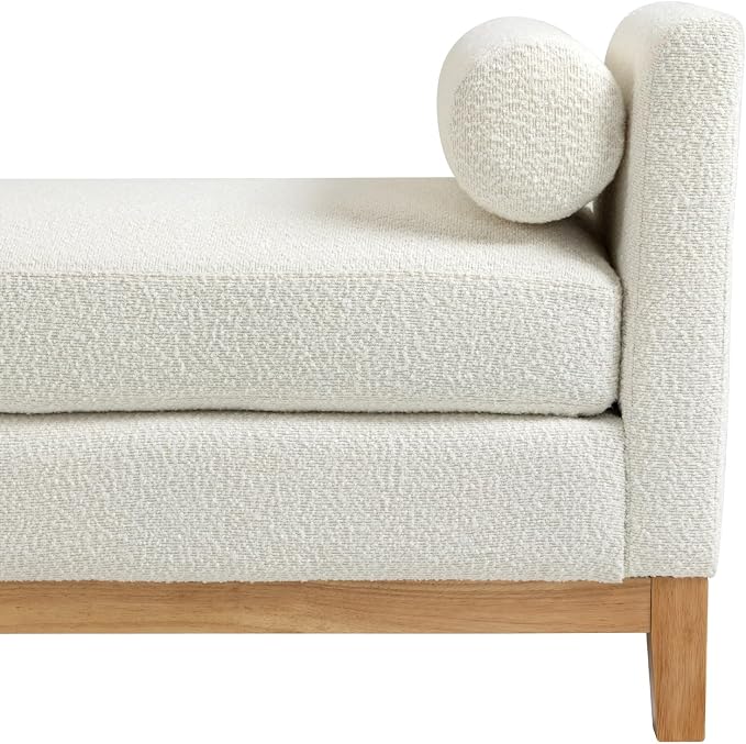 KEIKI Boucle Bench Ottoman - Image 9