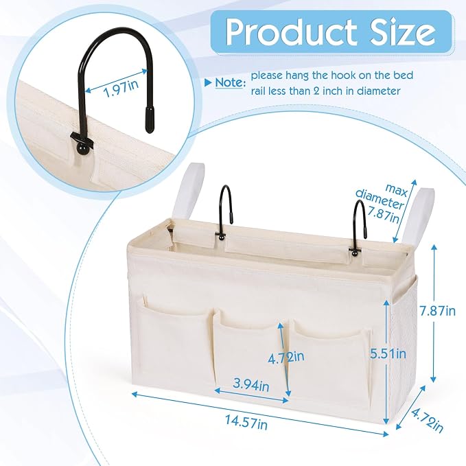 Bedside Caddy Bedside Storage Bag - Image 2