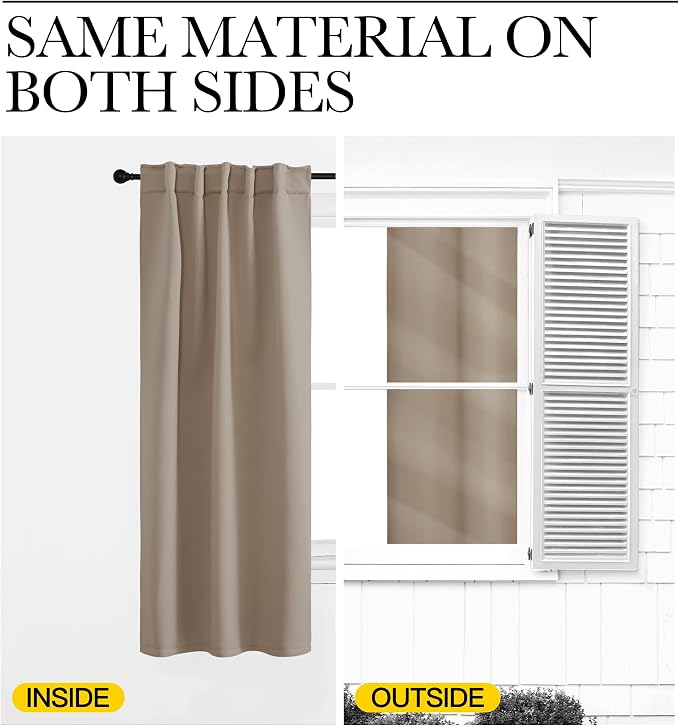 NICETOWN Blackout Curtain Panels - Image 6