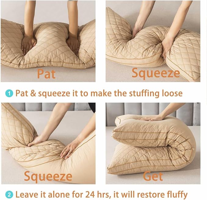 WhatsBedding Memory Foam Body Pillow - Image 6