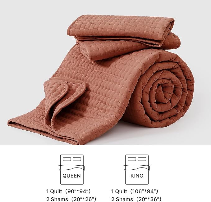 King Size Quilt-Lightweight Bedspreads King Quilt Bedding Set | Soft Coverlet - Image 8