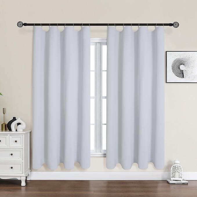 Chyhomenyc 2 Panels 100% Blackout Curtain Liners, 100% Darkening Blackout Liner - Image 7