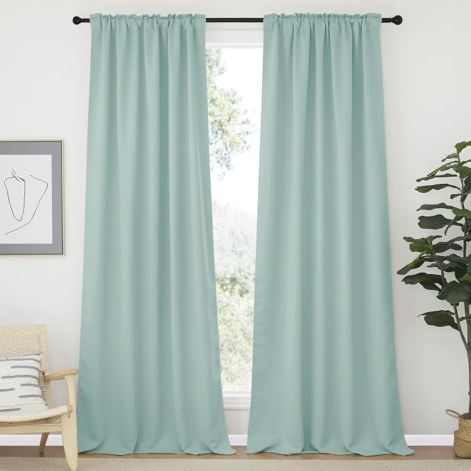 NICETOWN Bedroom Blackout Curtain Panels - Image 2