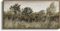 InSimSea Extra Large Framed Vintage Wall Art, Rustic Landscape, 40x20in | by InSimSeaArt