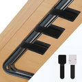 Abnii 50 PCS Hook and Loop Cable Ties, Under Desk Cable Management, Sticky-Back by Abnii