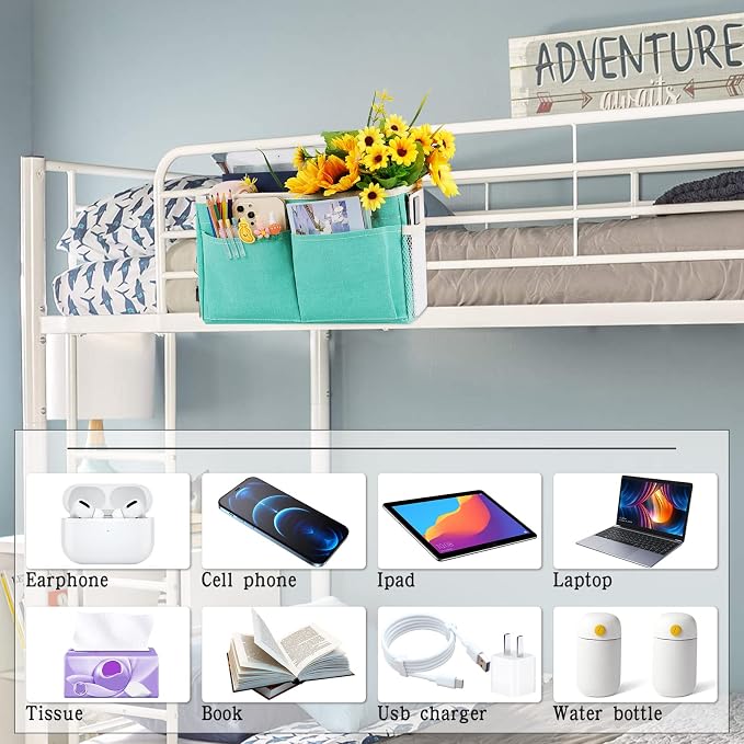 Bedside Caddy Organizer, Hanging Storage Bag - Image 3