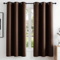 Deconovo Blackout Curtains for Bedroom and Living Room 63 Inches Long | Black by Unknown