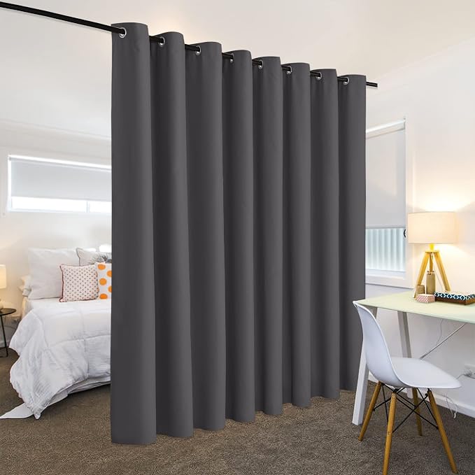 RYB HOME Gift Gray Room Divider Screen Partition - Image 3