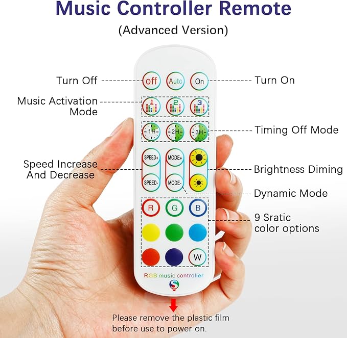 Taoellen Smart WiFi & IR Dual-Control RGB LED Controller - 2.4GHz/Infrared Wireless, 2-Channel 4-PIN Output with Music Sync, Compatible with 5050/3528 LED Strips
