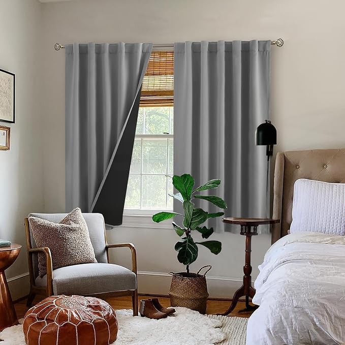 Gment 100% Blackout Curtains 48 Inches Long, Privacy RV Curtains - Image 9