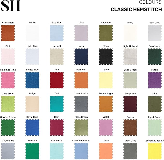 Solino Home Linen Table Runner 120 Inches Long - 100% Pure Linen Light Green Table Runner 14 x 120 Inch - Classic Hemstitch