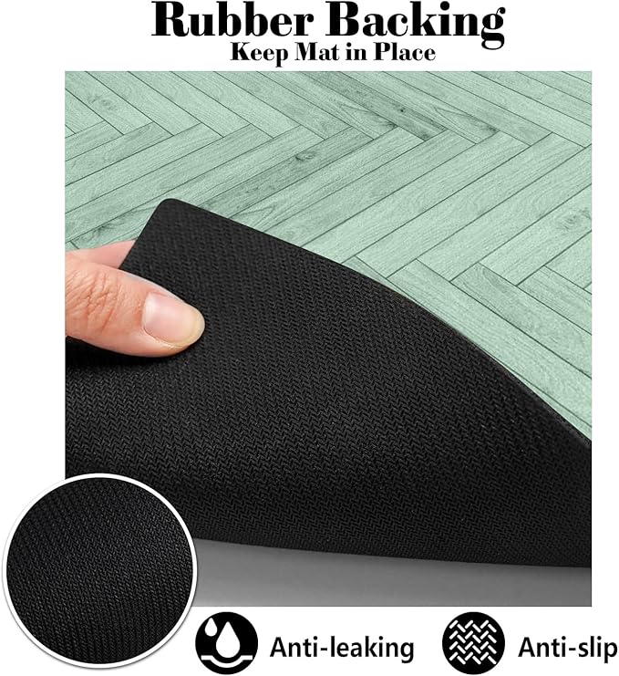 Dog Food Mats for Floors Absorbent, Pet Cat Food Mat - Quick Dry Dog Bowl Mats for Food and Water, Eco-Friendly Boho Pet Supplies