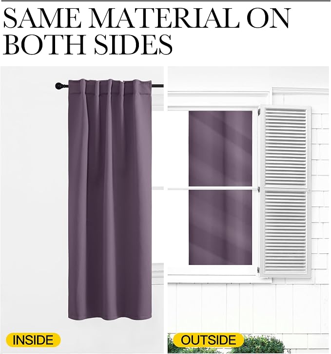 NICETOWN Window Treatment Blackout Curtains and Draperies - Image 6