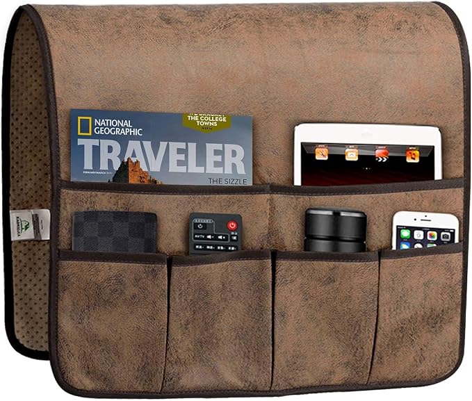 HAOMAIJIA Sofa Armrest Organizer, Remote Control Holder by HAOMAIJIA