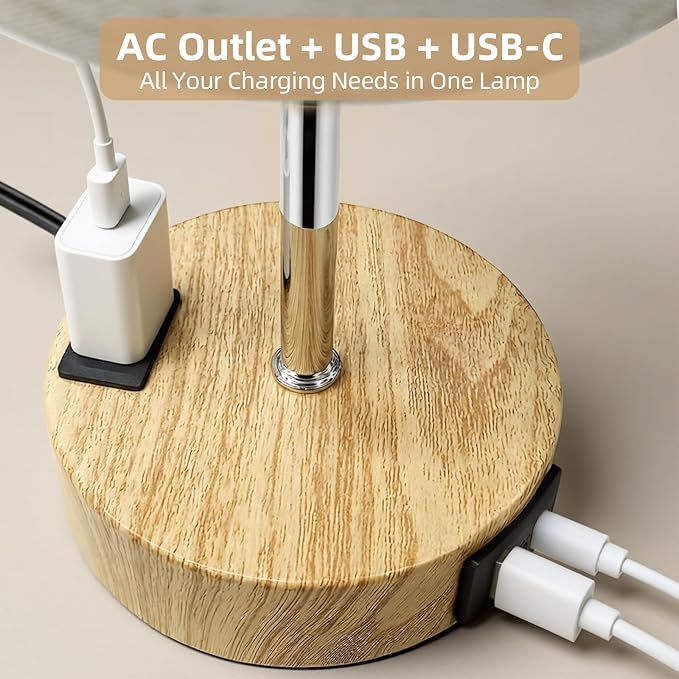 2-Pack Table Lamps, High-Sensitivity Touch, 3-Level Dimmable Bedside Lamp - Image 2