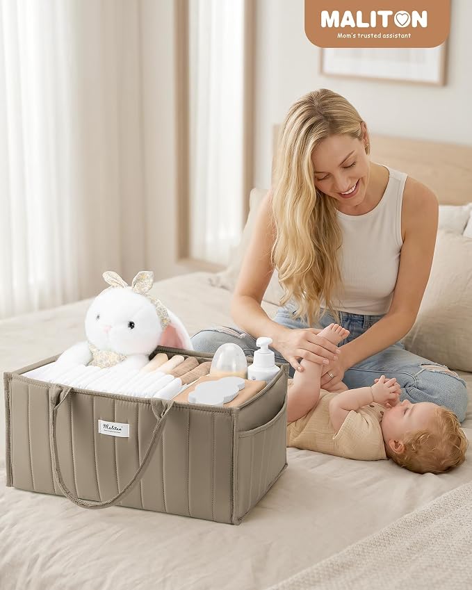 Maliton Baby Diaper Caddy Organizer - Image 5