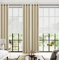 KOUFALL 108 Inch Curtains Long, 2 Panels Set by KOUFALL