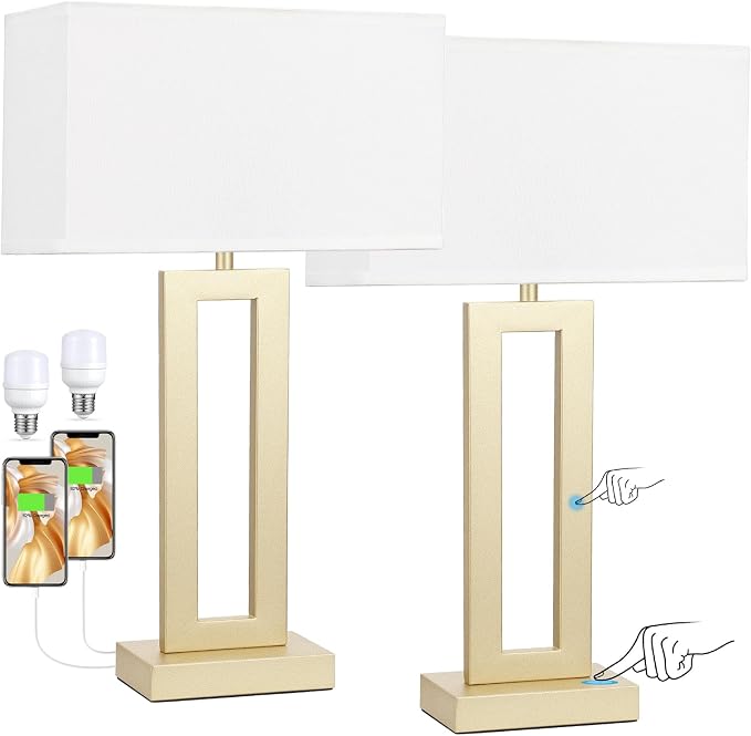 22" Tall Touch Lamps for Nightstand - Image 8