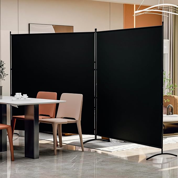 2 Panel Large Room Divider, Folding Privacy Screens by YASRKML