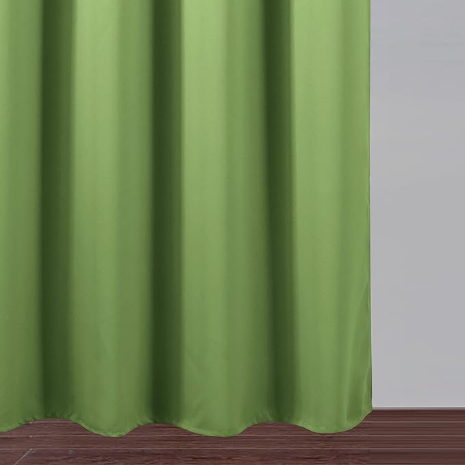 100% Blackout Curtains 52 x 95 Inch/Light Green Curtains 2 Panels - Image 8