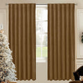 BGment Bronze Brown Velvet Blackout Curtains 72 Inches Long by BGment
