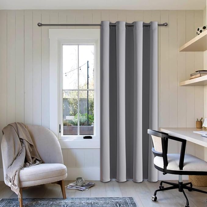 ChrisDowa Blackout Curtains for Bedroom 95 Inch Door Curtain, 1 Panel | 52W x by ChrisDowa