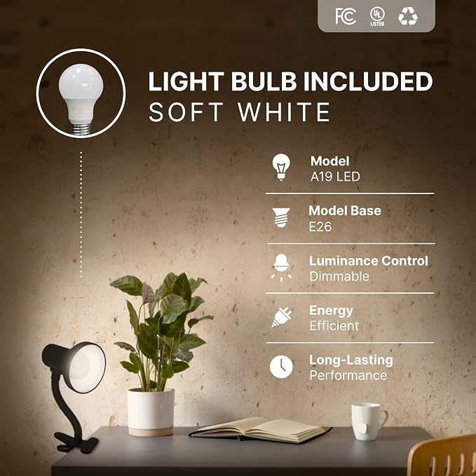 Xtricity LED Clip on Desk Lamp - Image 4