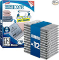TAILI 12 Pack Vacuum Storage Bags, Jumbo LONG SIDE ZIP, Space Saver by TAILI